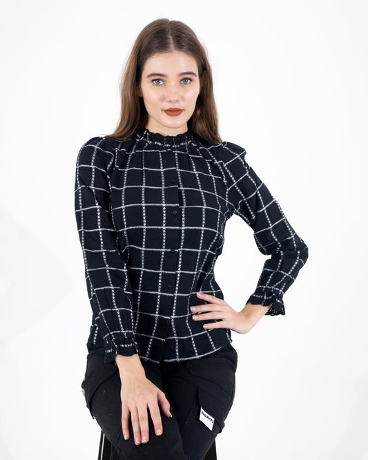 Monochrome Harmony  Top