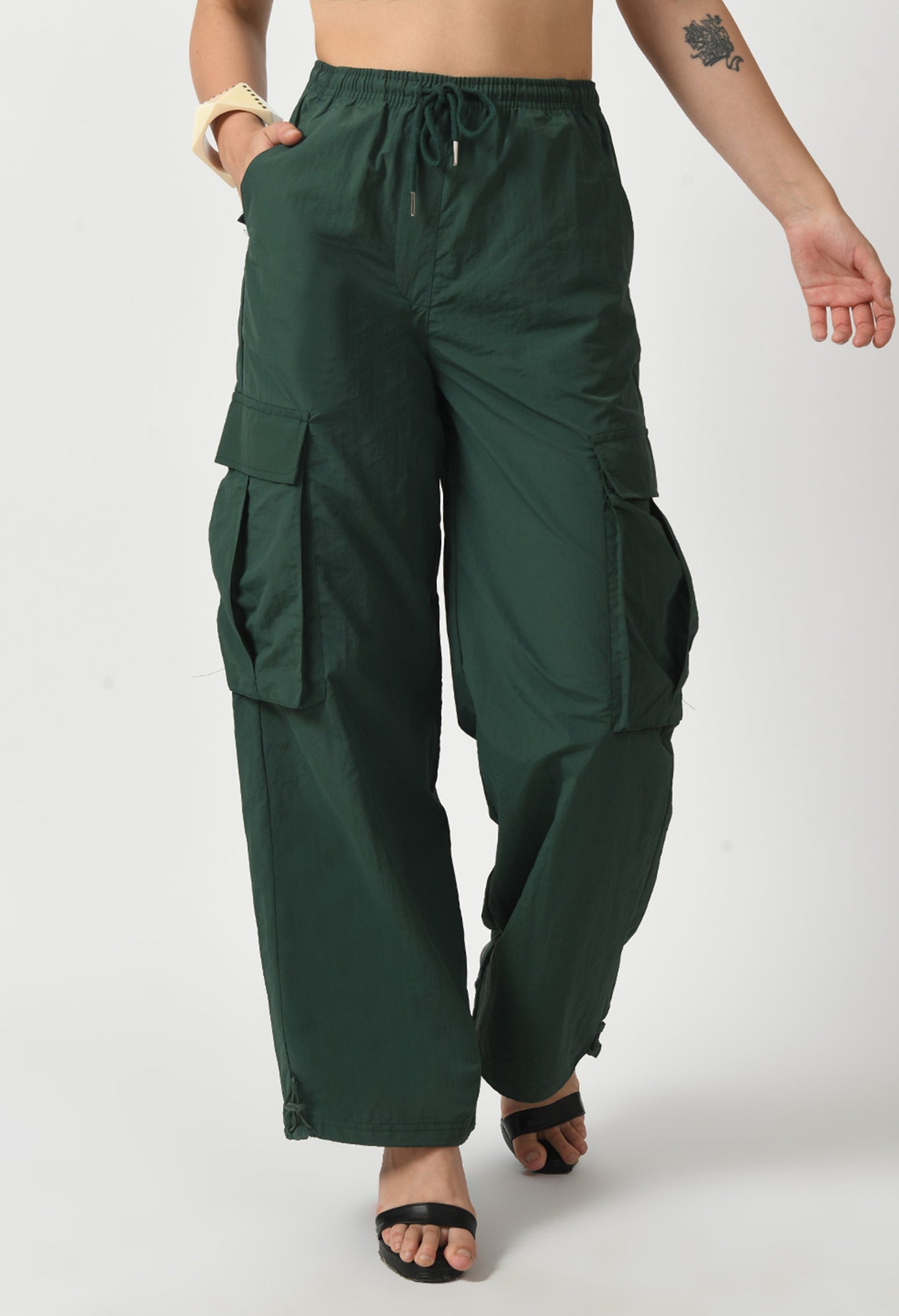 Green Parachute Pants