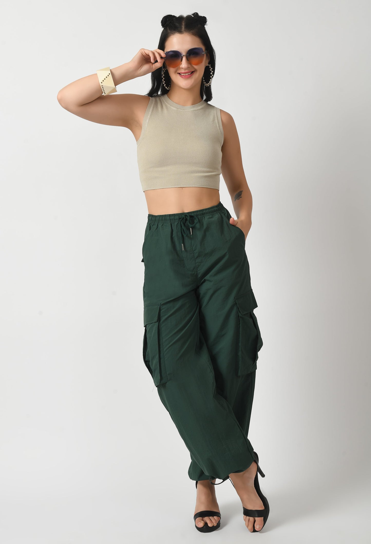 Green Parachute Pants