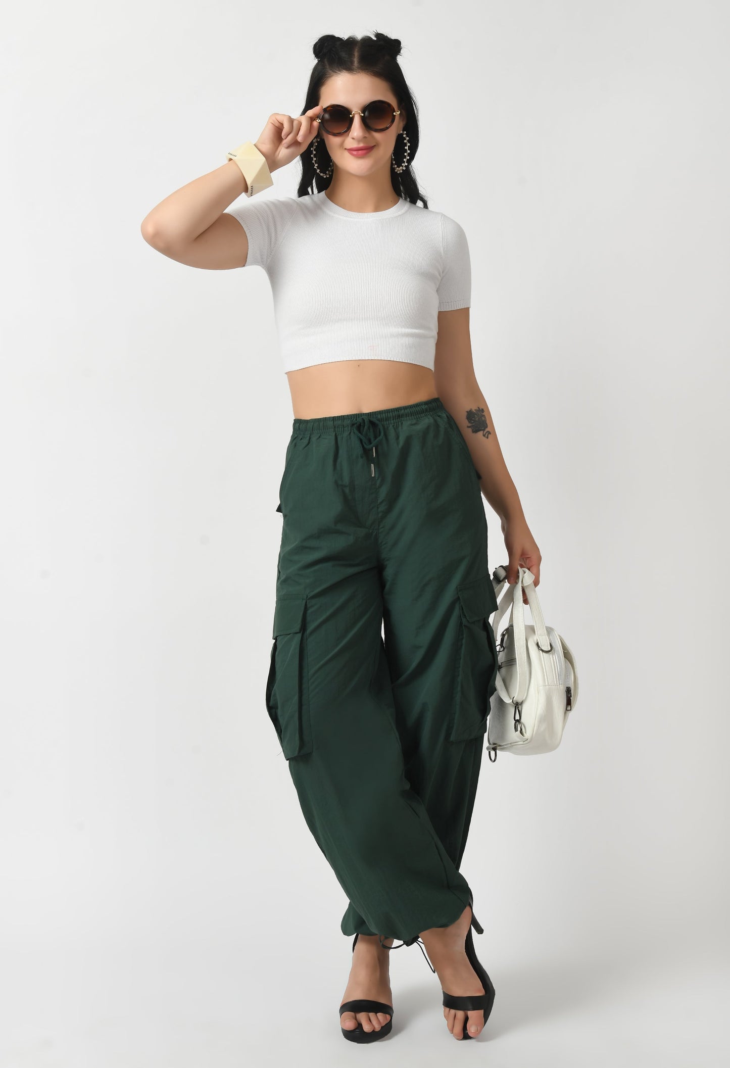 Green Parachute Pants