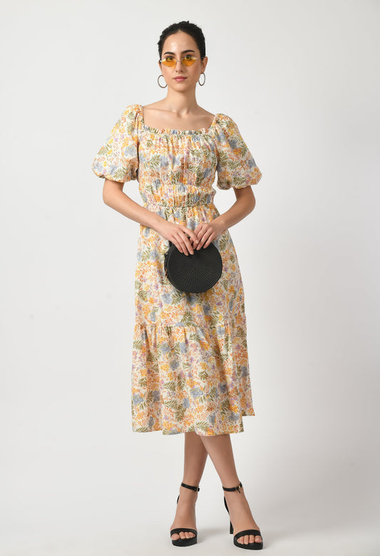 Tropicana Bloom Floral Dress