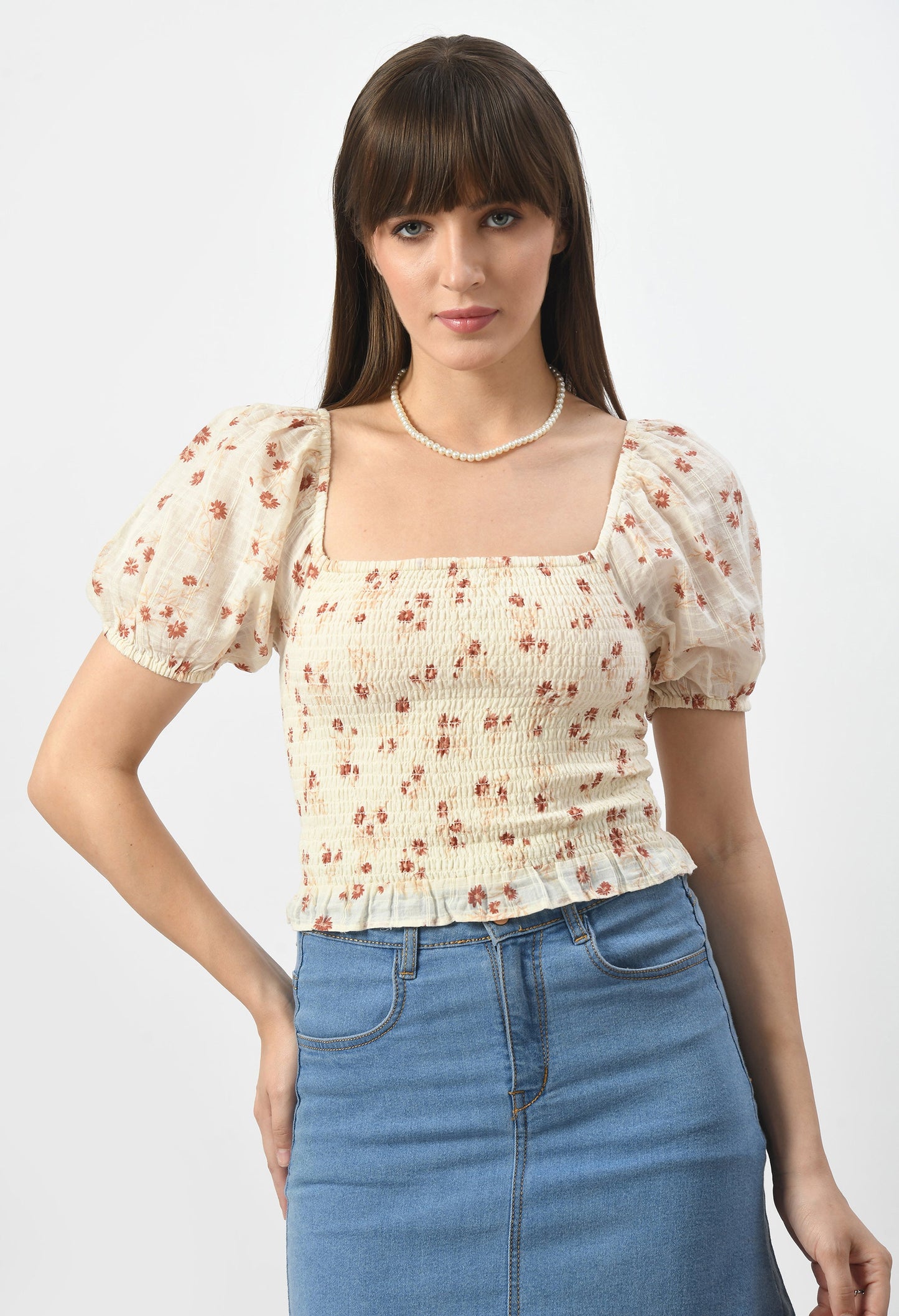 Blossom Breeze Puff Sleeve Top