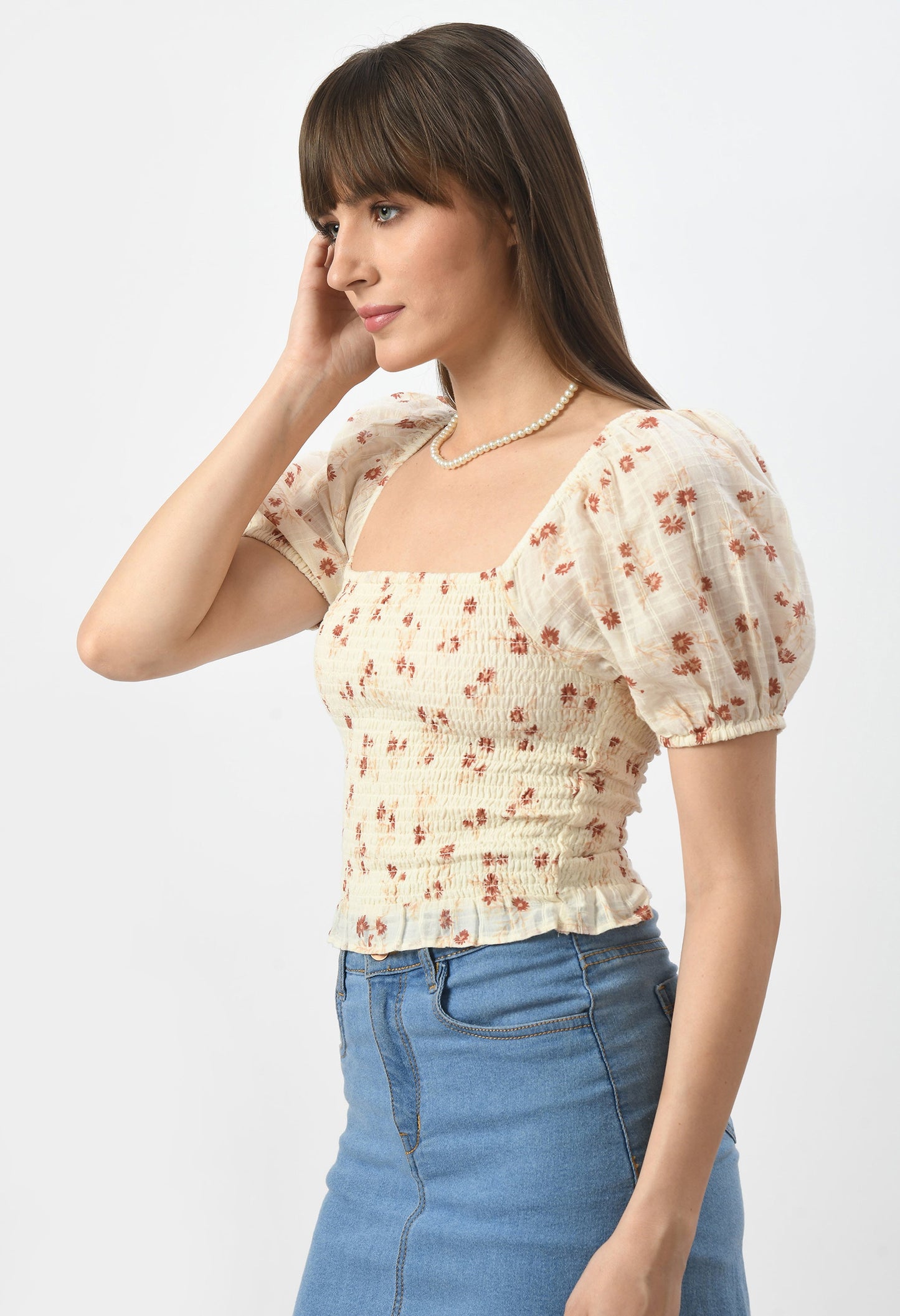 Blossom Breeze Puff Sleeve Top