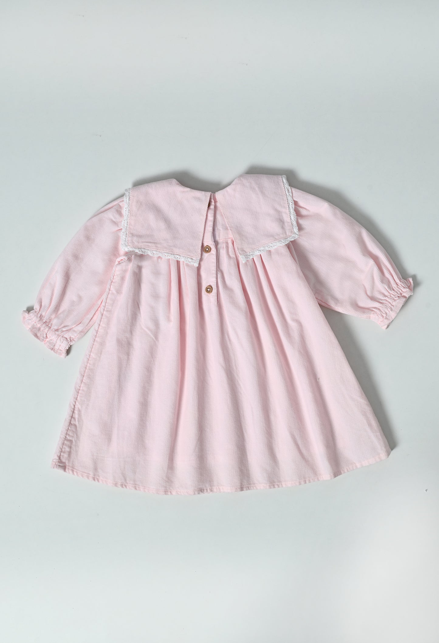 Pink corduroy dress