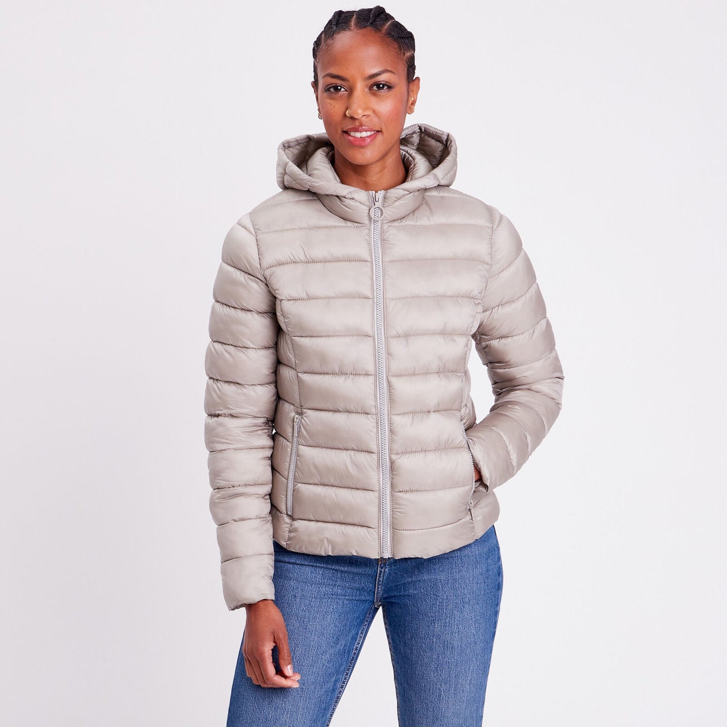 Champagne Puffer Jacket