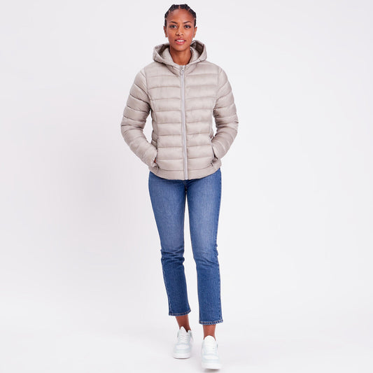 Champagne Puffer Jacket